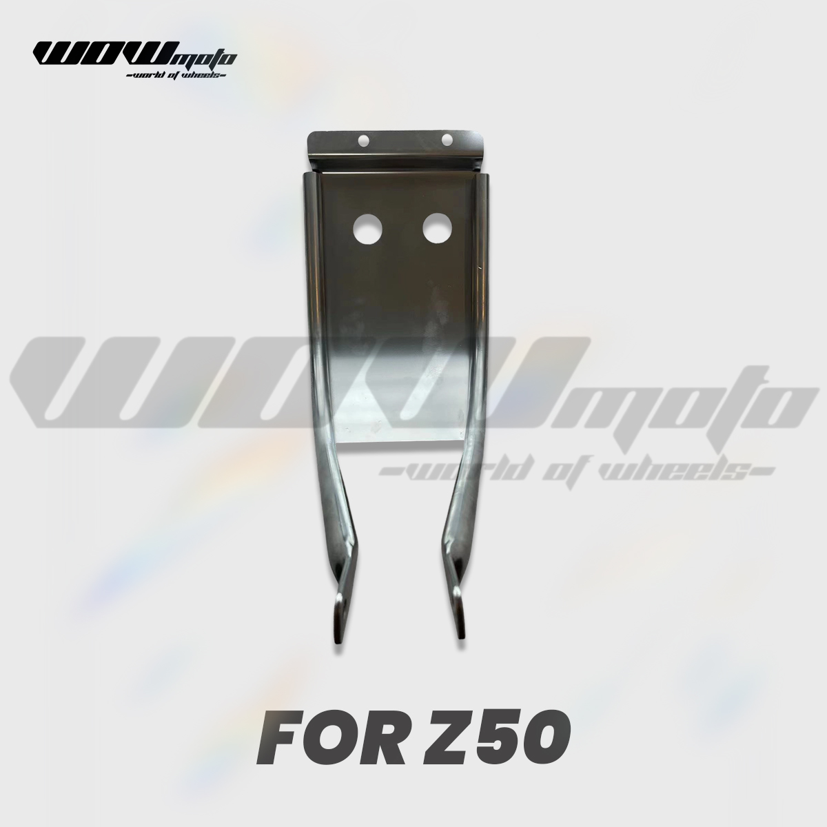 Motorcycle Engine Parts - ミニモトスキッドプレート モンキーZ50用 | ヘビーデューティースチール電気メッキエンジンガード | カスタムバイクシャーシパーツ