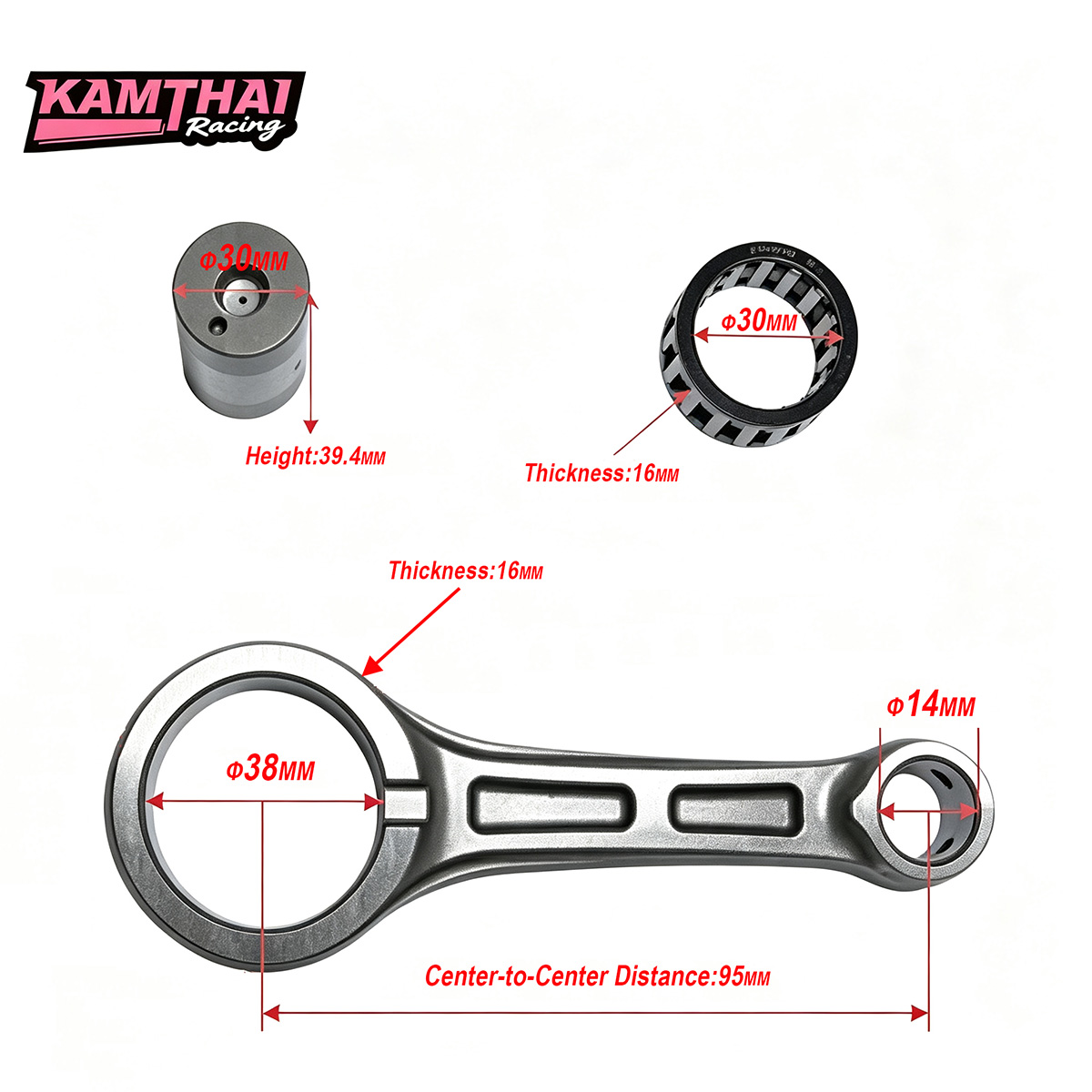 KAMTHAI製、CNC加工による鍛造クランクシャフトおよび - Motorcycle Crankshaft のレビューと価格