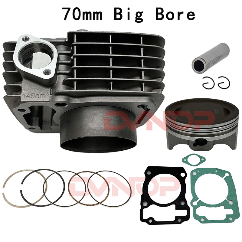 70 ミリメートルビッグボアオートバイシリンダーキットホンダ - Motorcycle Engine Kit のレビューと価格